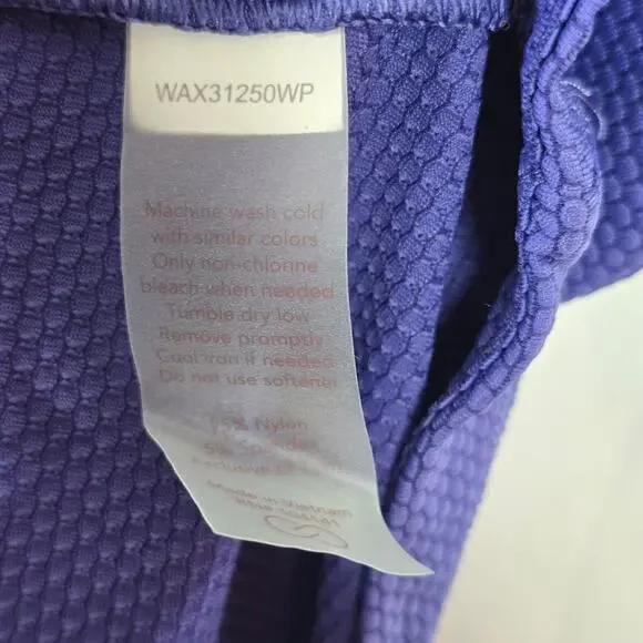 Calia by Carrie Underwood Bubble Mesh Athletic Purple Blue Tank Top Size 3X - Picture 5 of 7